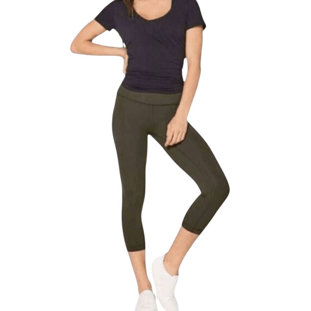 LULULEMON ATHLETICA Wunder Under Crop Hi-Rise 21' Size 4